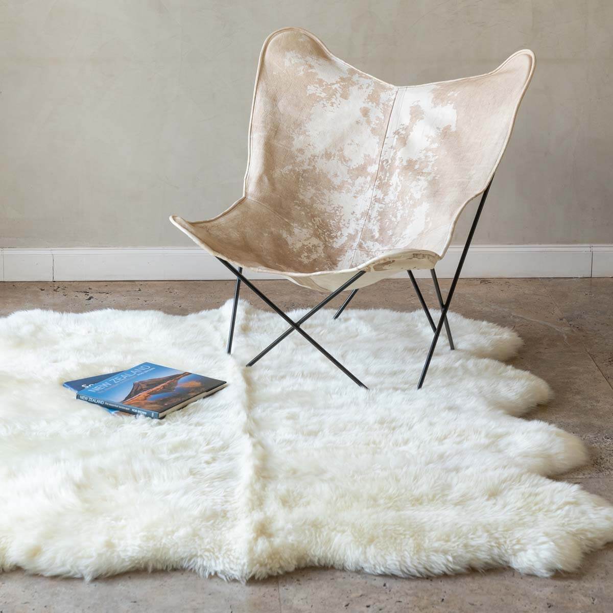 Genuine Sheepskin Rug Octo - 6' x 6'