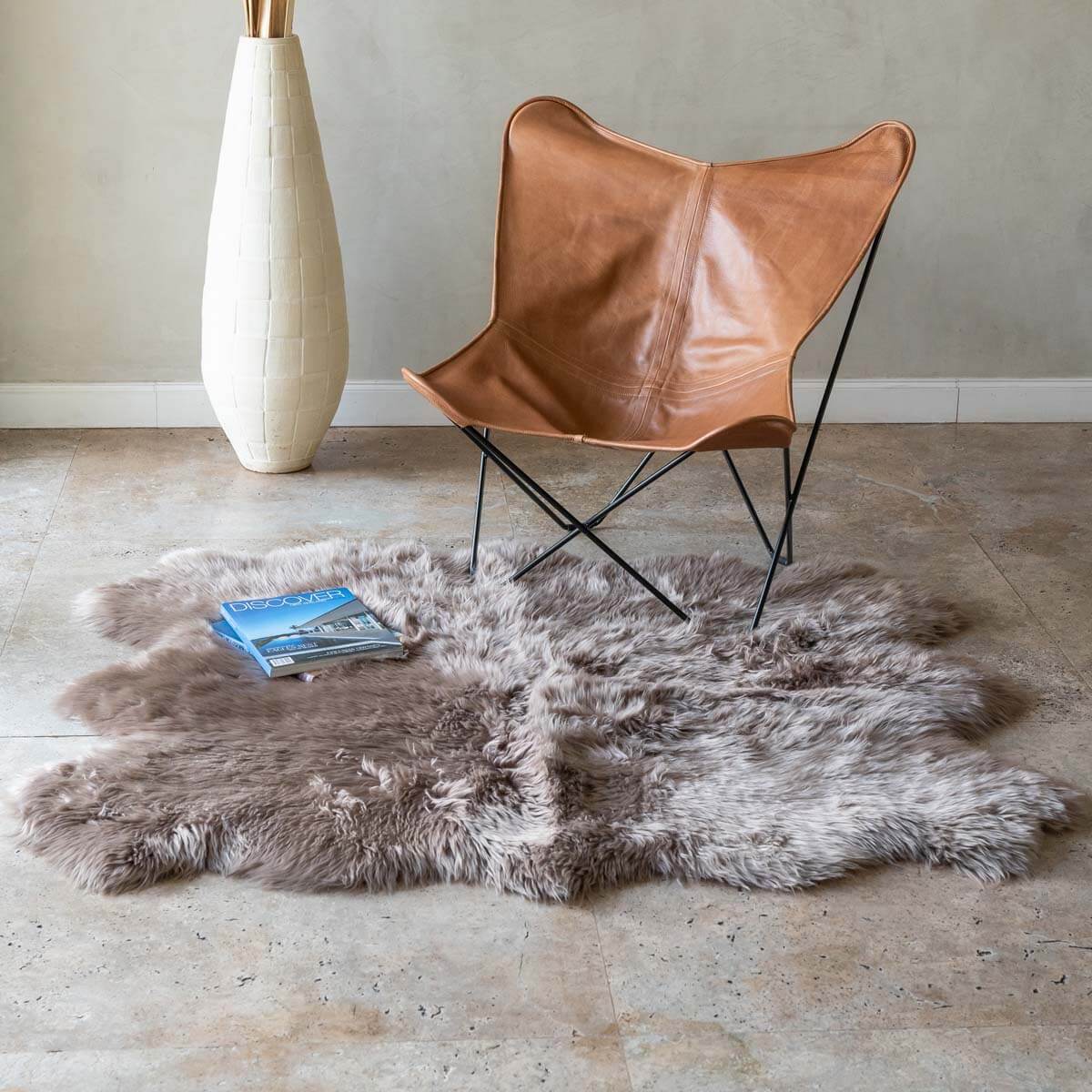 Butterfly Chair Crash Cowhide