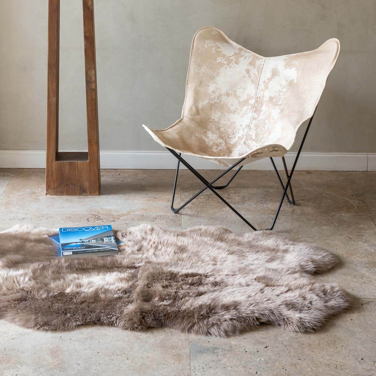 Genuine Sheepskin Rug Quad - 6' x 4'