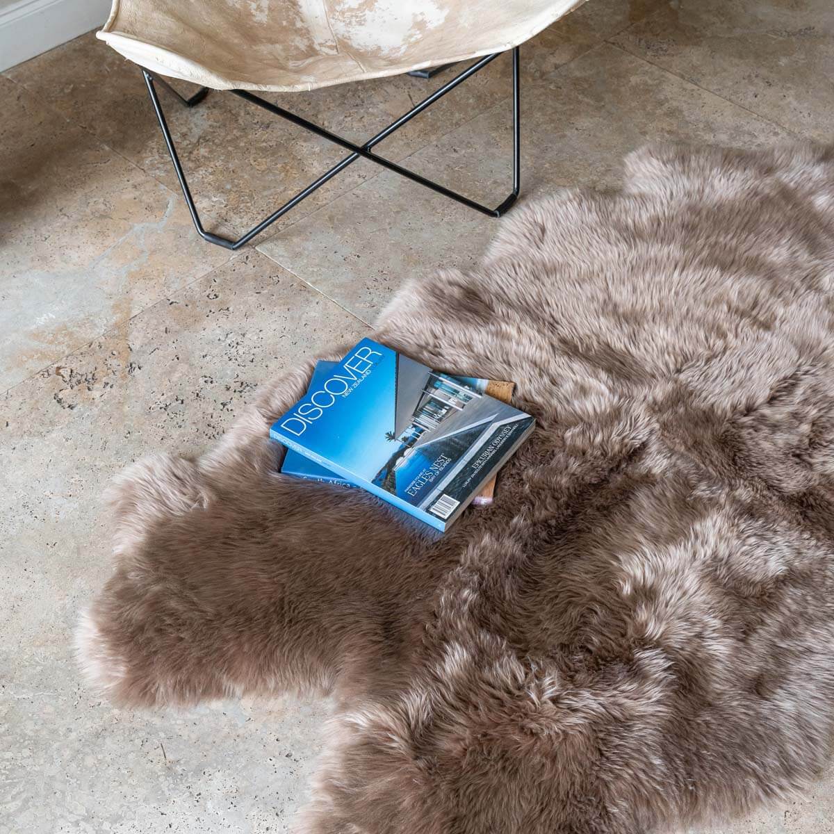 Genuine Sheepskin Rug Quad - 6' x 4'