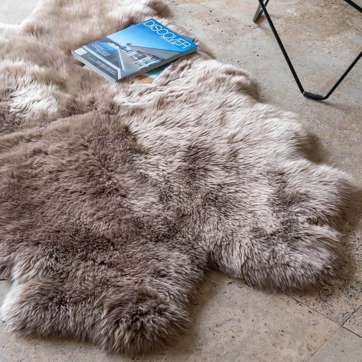 Genuine Sheepskin Rug Quad - 6' x 4'