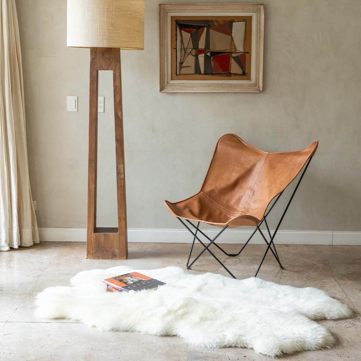 Genuine Sheepskin Rug Quad - 6' x 4'