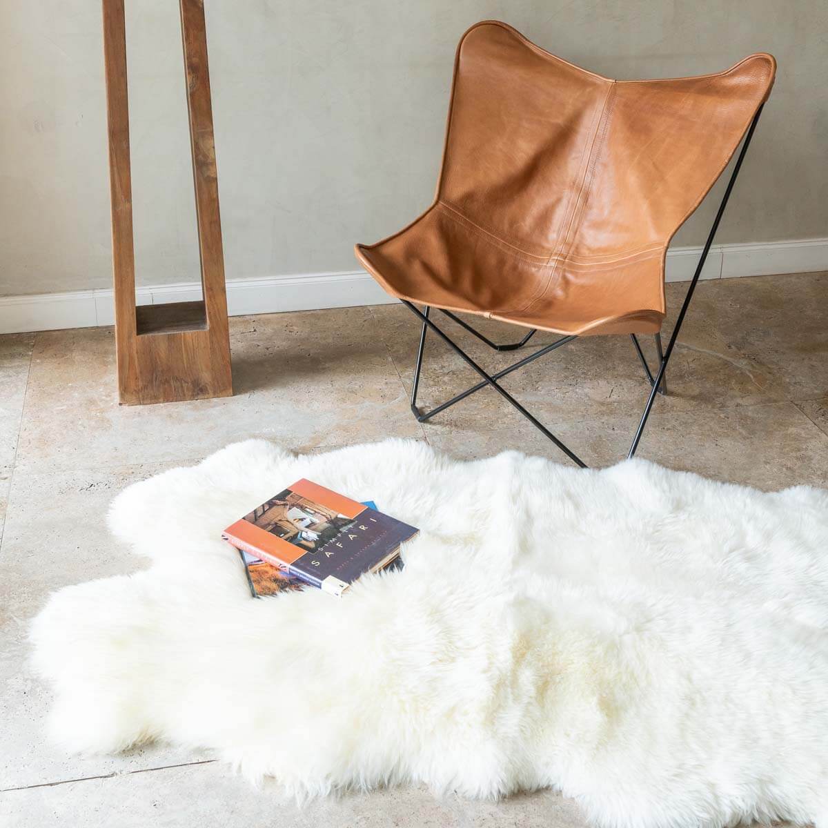 Butterfly Chair Crash Cowhide