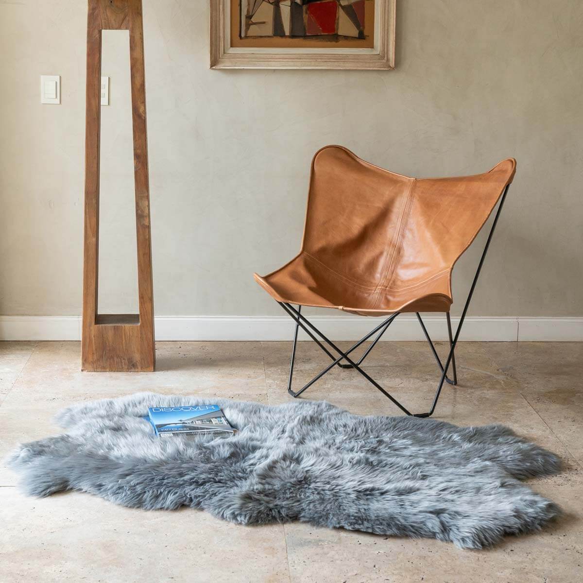 Genuine Sheepskin Rug Quad - 6' x 4'