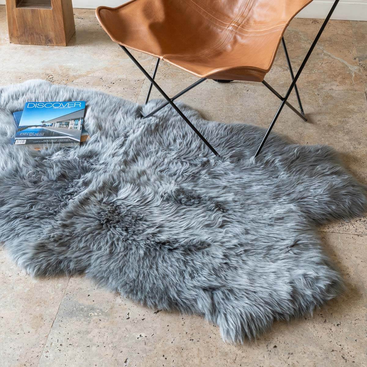 Genuine Sheepskin Rug Quad - 6' x 4'