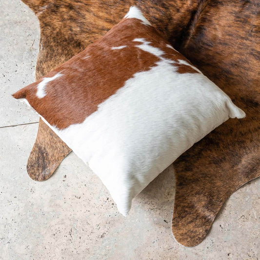 Cowhide Pillow Cover 16”x16” – Full Design