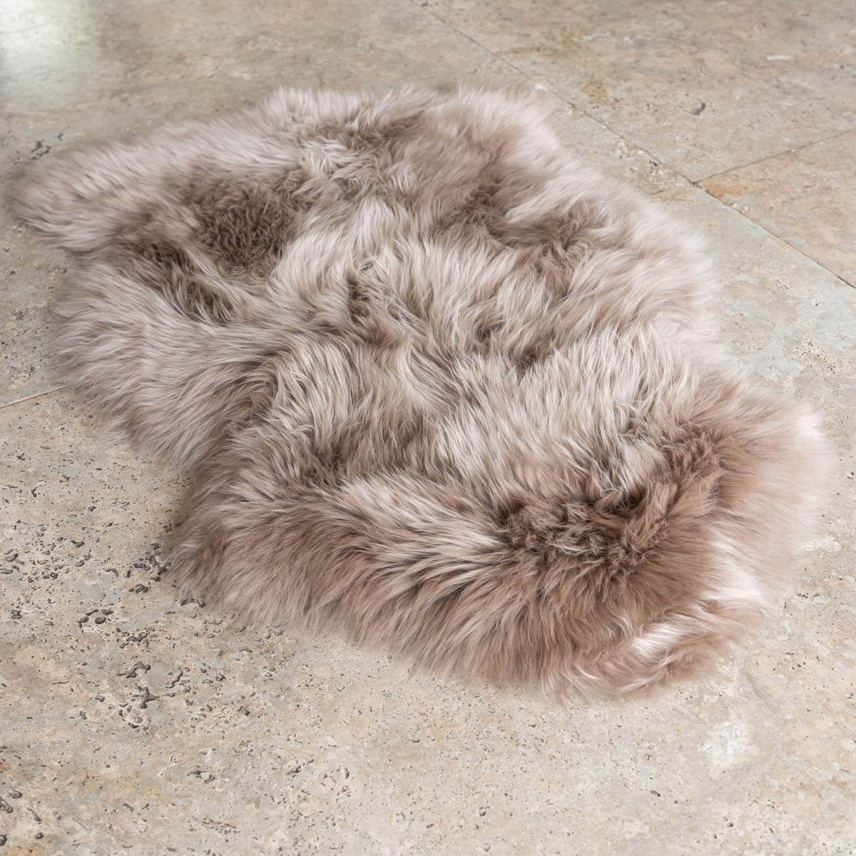 Long Hair Genuine Sheepskin Rug - 3' x 2'