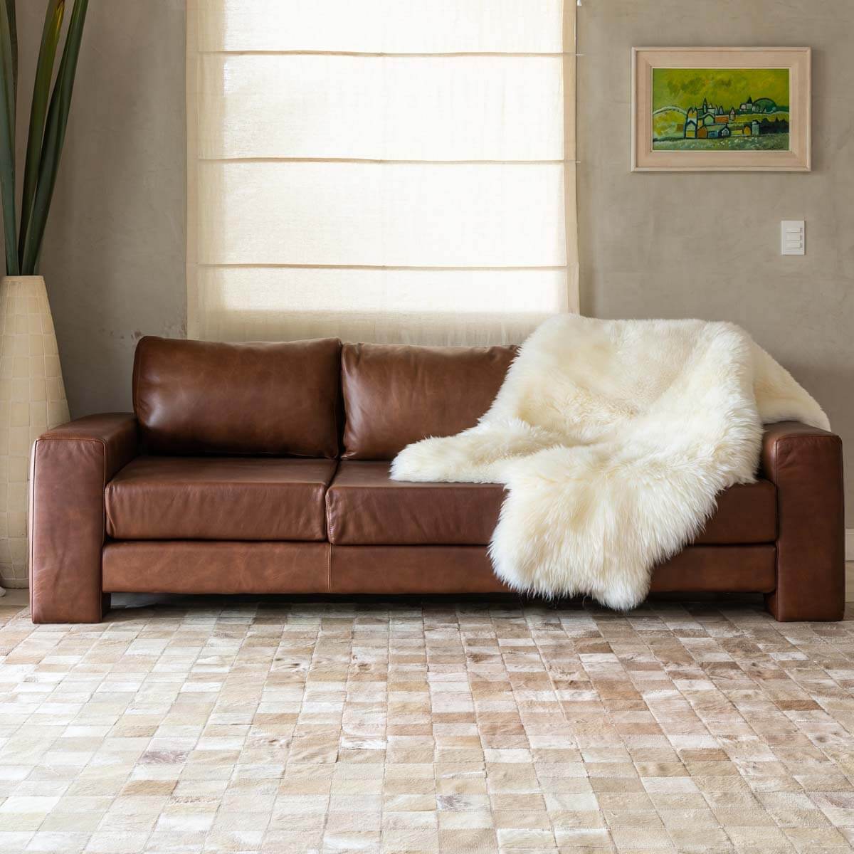 Genuine Sheepskin Rug Quad - 6' x 4'