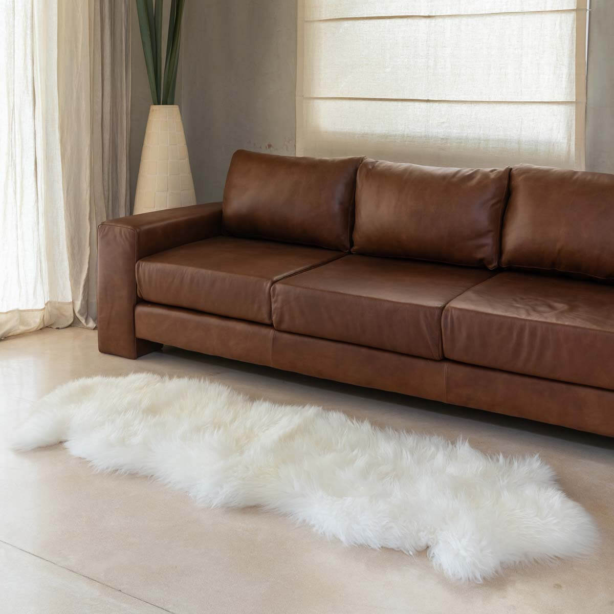 Genuine Sheepskin Rug Duo - 6' x 2'