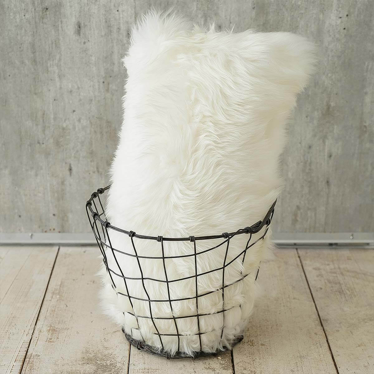 Long Hair Sheepskin Pillow Cover 12″ x 24″