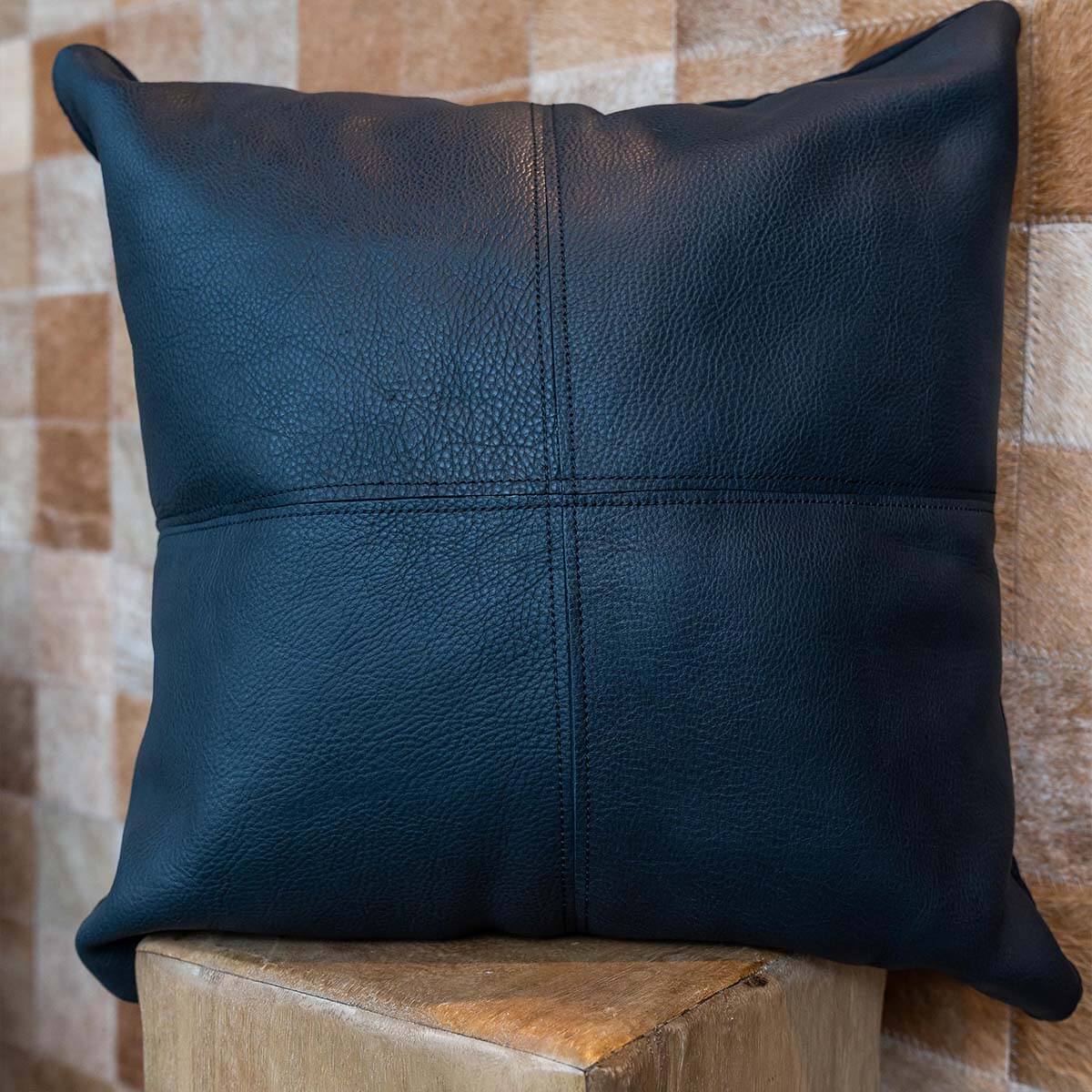 Cowhide Napa Pillow Cover 16″ x 16″ – Mosaic Design