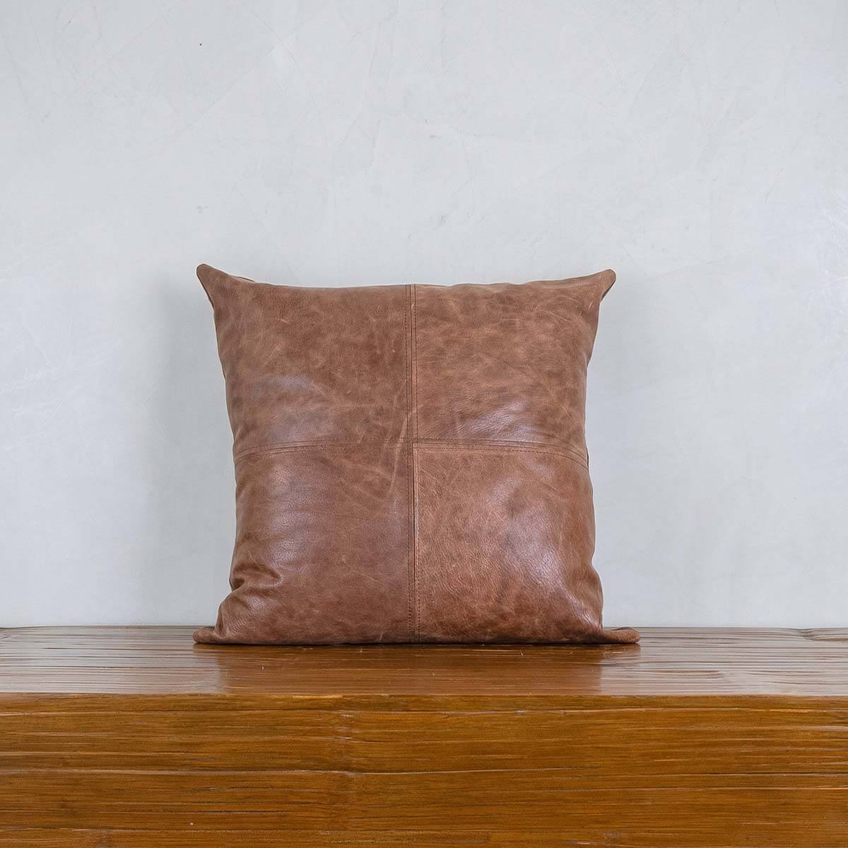 Cowhide Crash Pillow Cover 16″ x 16″ – Mosaic Design