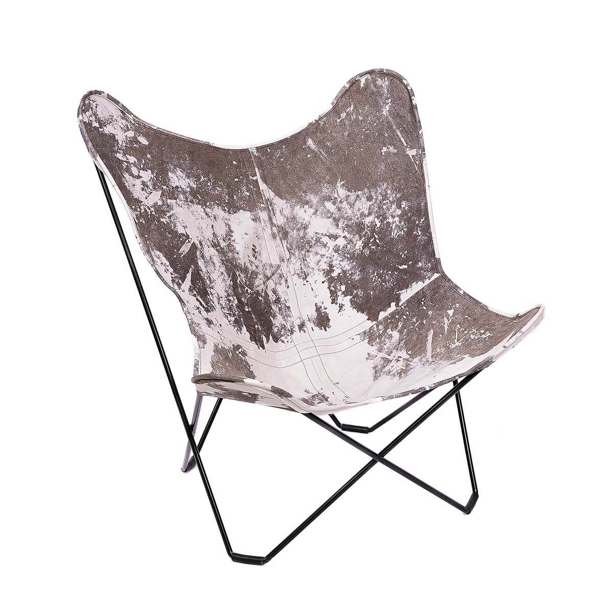Butterfly Chair Vintage Cowhide
