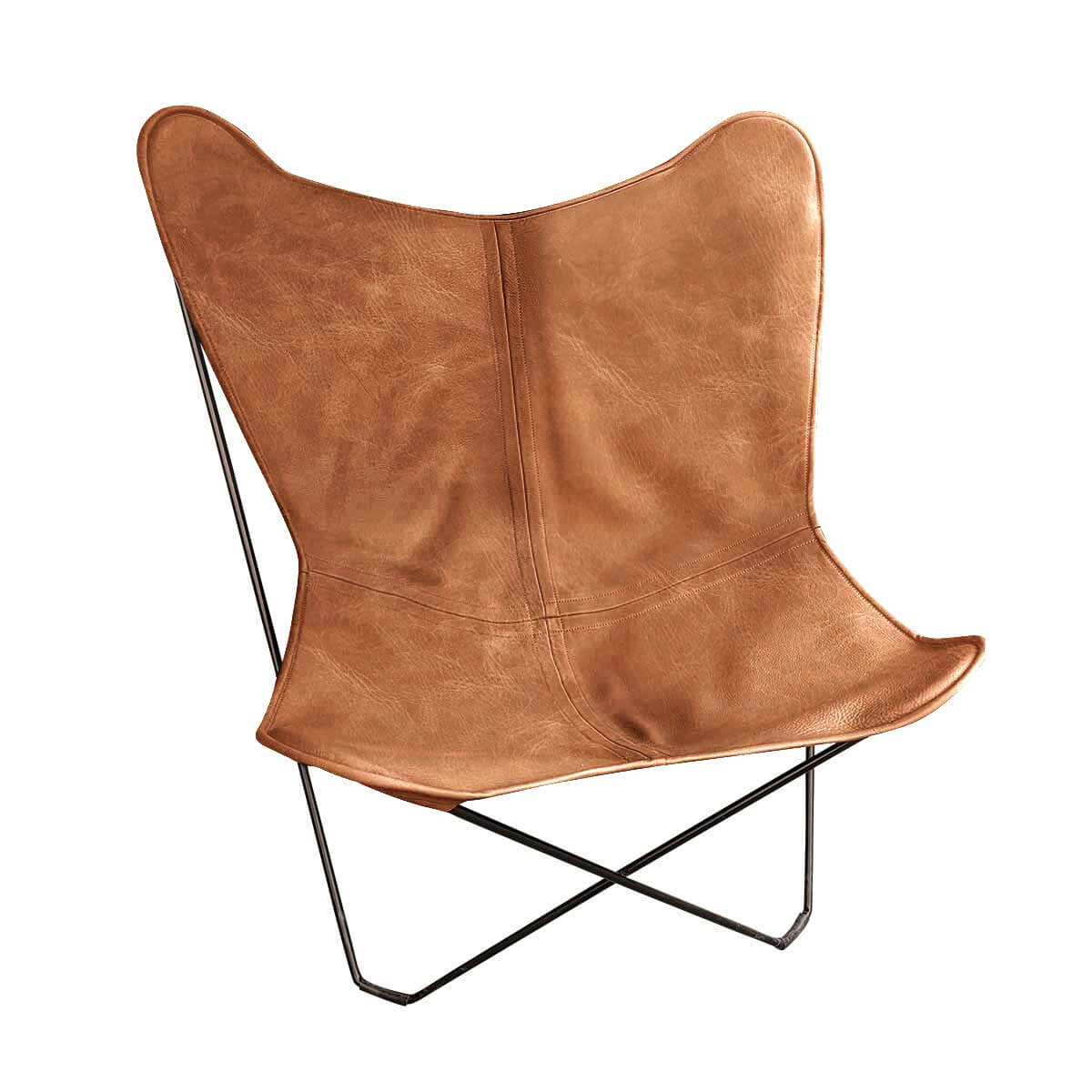 Butterfly Chair Crash Cowhide