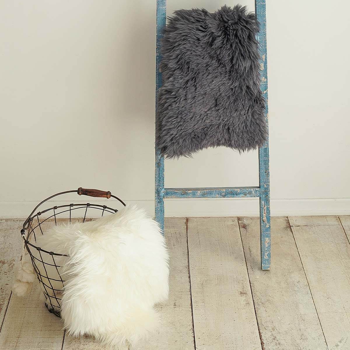 Long Hair Genuine Sheepskin Rug - 3' x 2'