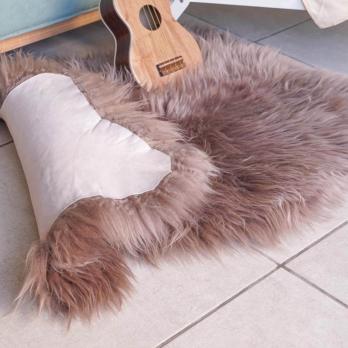 Long Hair Genuine Sheepskin Rug - 3' x 2'