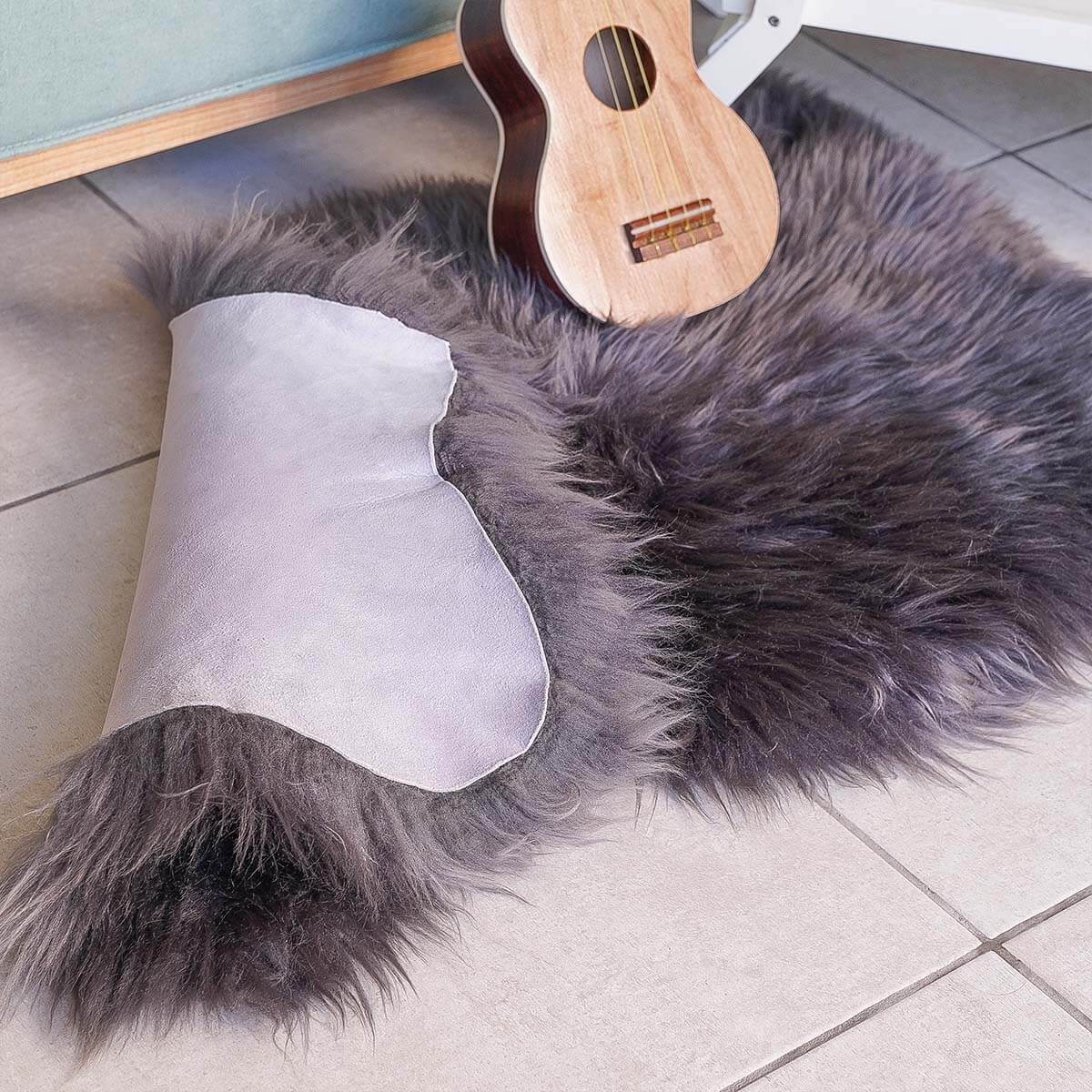 Long Hair Genuine Sheepskin Rug - 3' x 2'