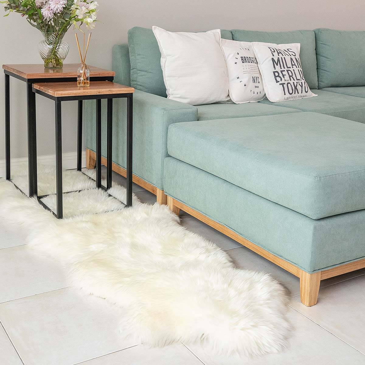 Genuine Sheepskin Rug Duo - 6' x 2'