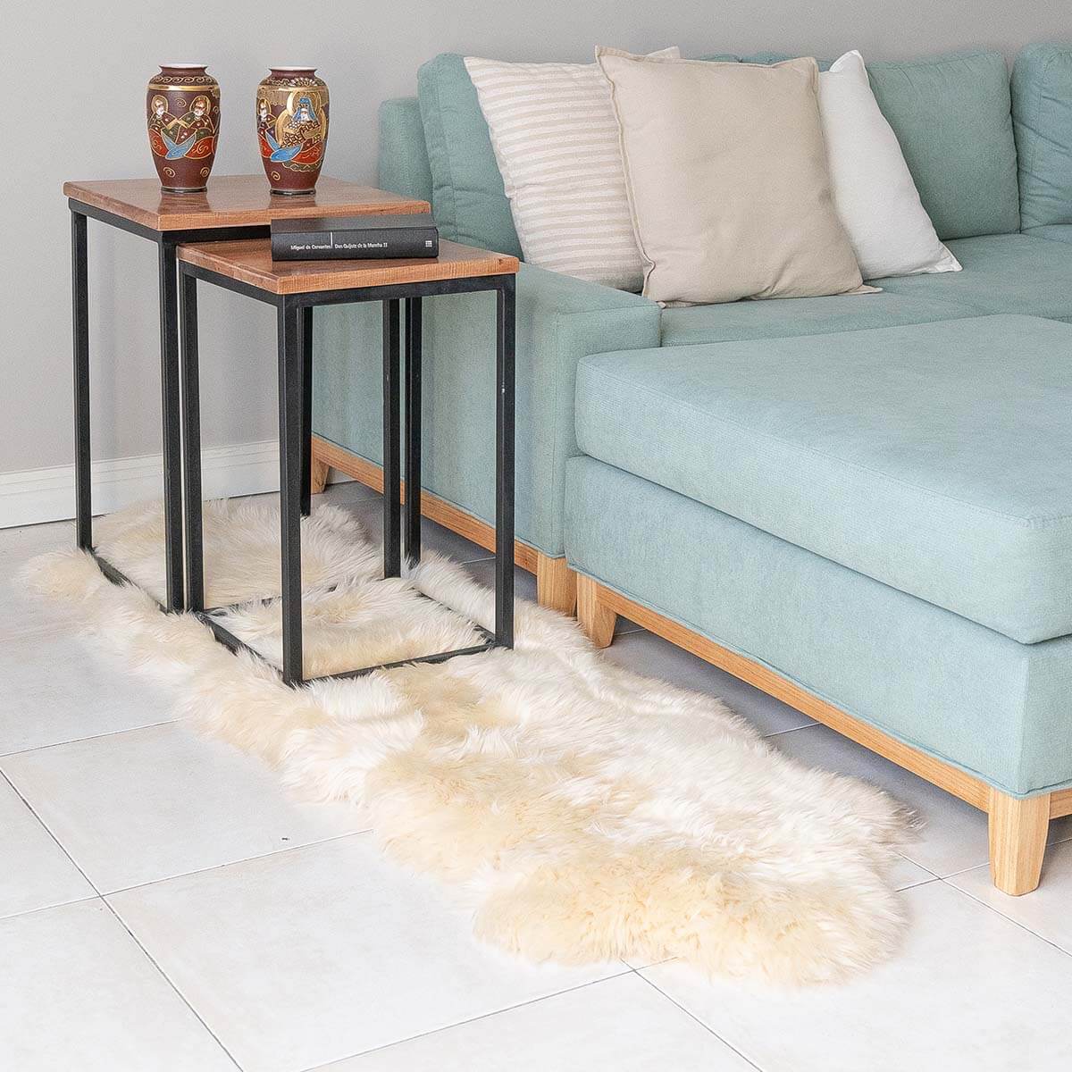 Genuine Sheepskin Rug Duo - 6' x 2'