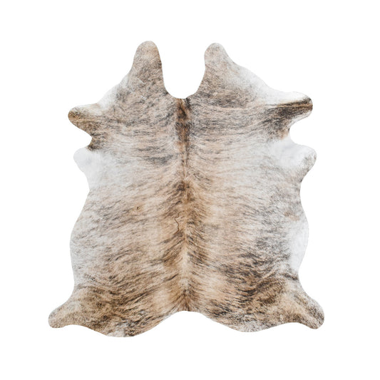 Light Brindle Cowhide Rug – 5.6' x 5.6'