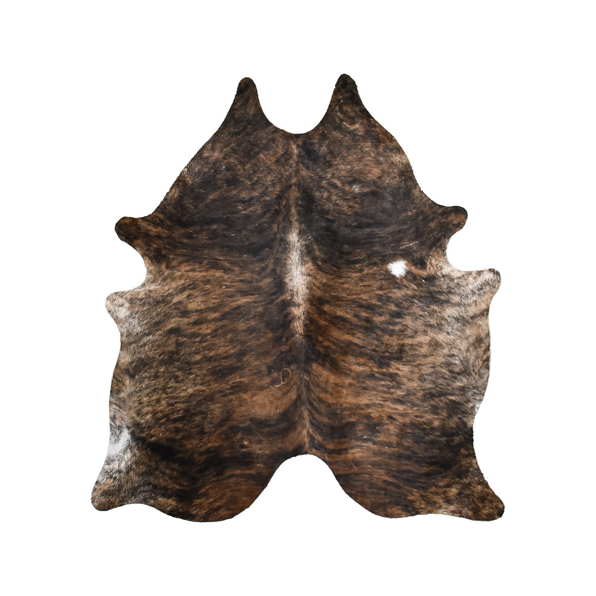Dark Brindle Cowhide Rug – 7.1' x 7.2'