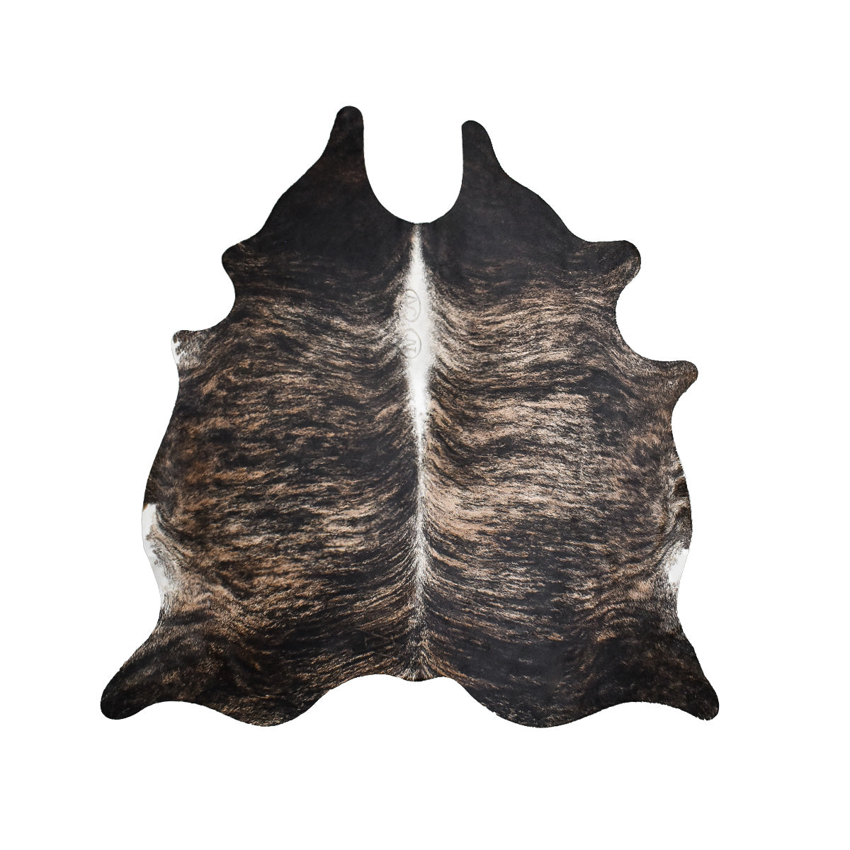 Dark Brindle Cowhide Rug – 6.4' x 6.3'