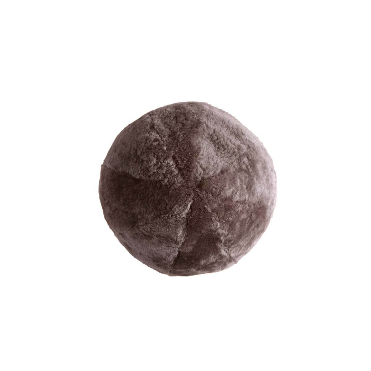 Sheared Sheepskin Sphere Pillow 12.20″Ø