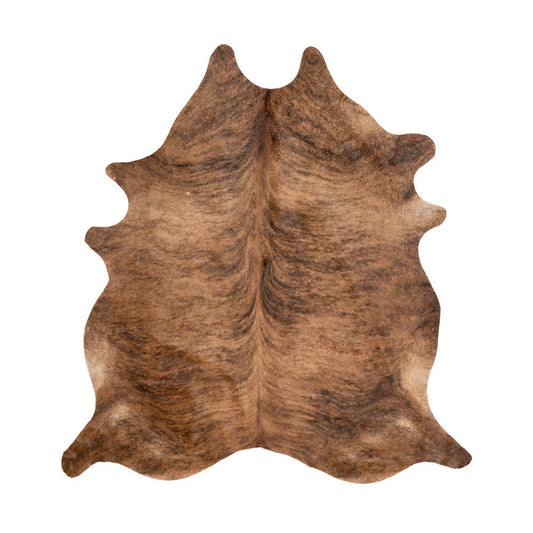 Light Brindle Cowhide Rug – 6' x 6'