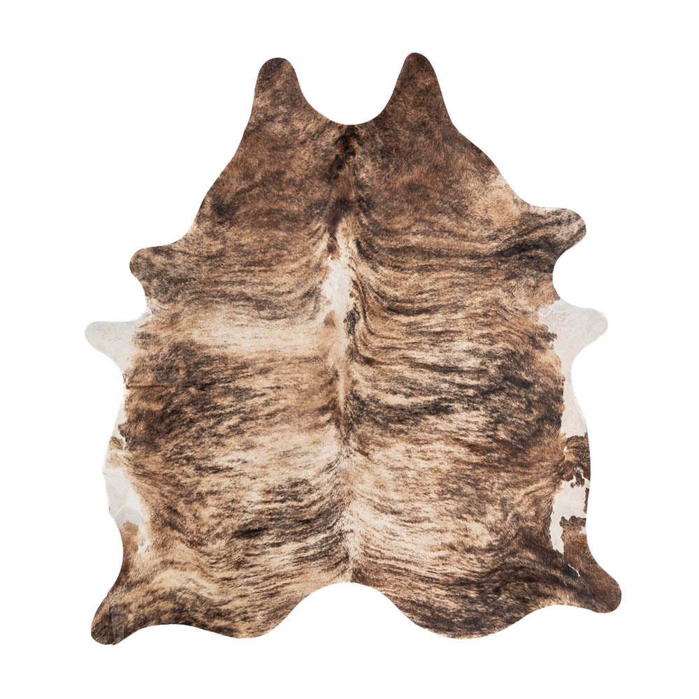 Light Brindle Cowhide Rug – 6.3' x 6.7'