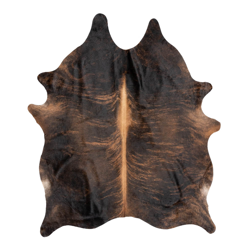 Dark Brindle Cowhide Rug – 6.2' x 6.8'