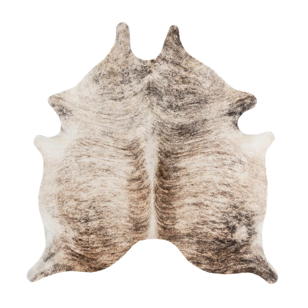 Light Brindle Cowhide Rug – 6.5' x 6.5'