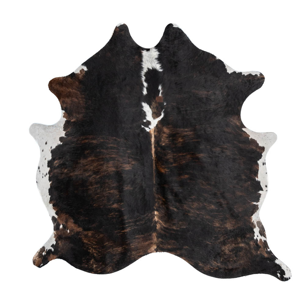 Dark Brindle Cowhide Rug – 6.2' x 6.8'
