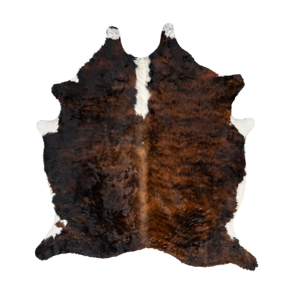 Dark Brindle Cowhide Rug – 6.3' x 7.2'