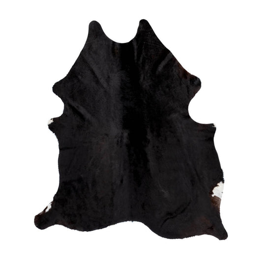 Black Cowhide Rug – 5' x 5'