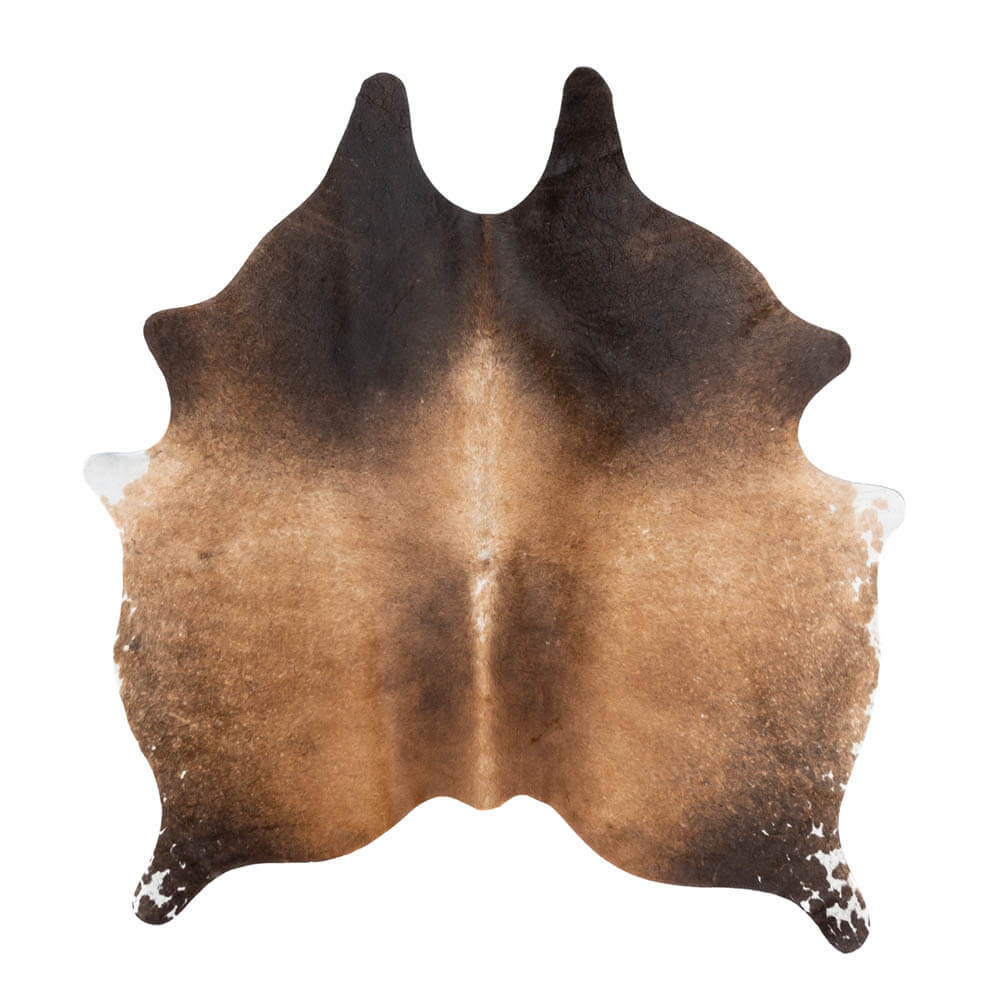 Tricolor Cowhide Rug – 6´ x 6´
