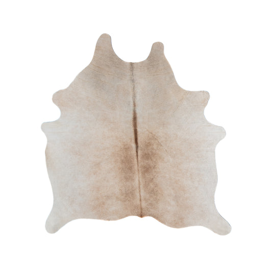 Exotic Beige Cowhide Rug – 4.5' x 5´