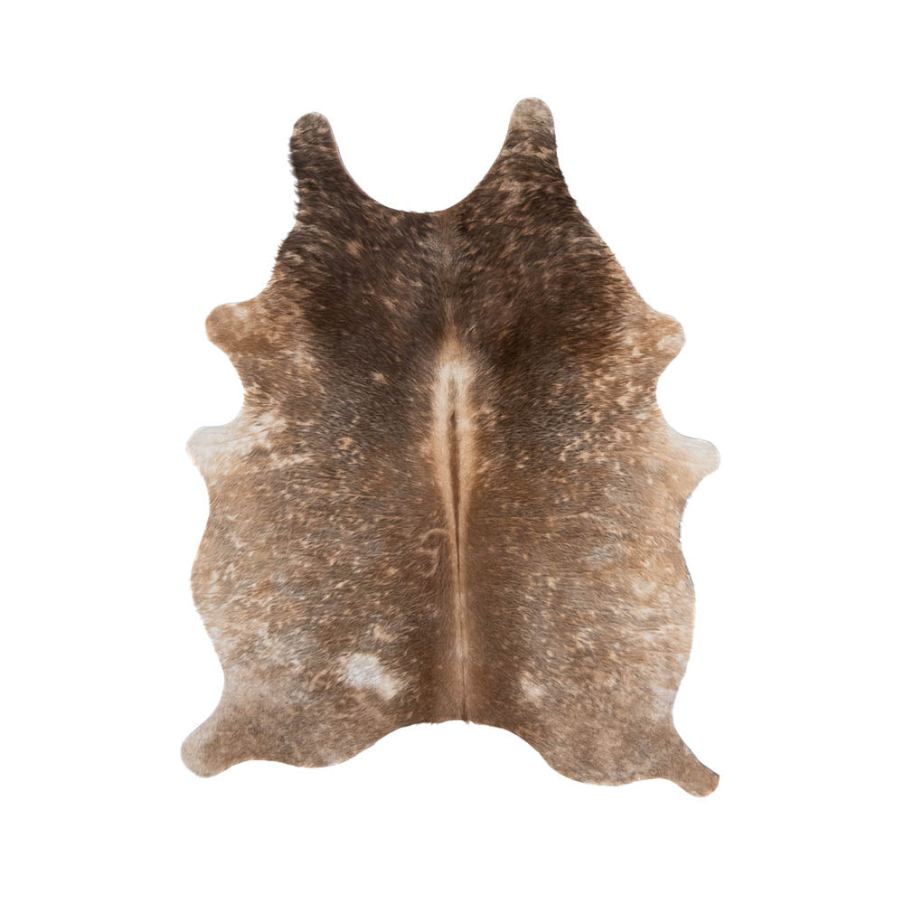 Exotic Beige Cowhide Rug – 4.4' x 4.9´