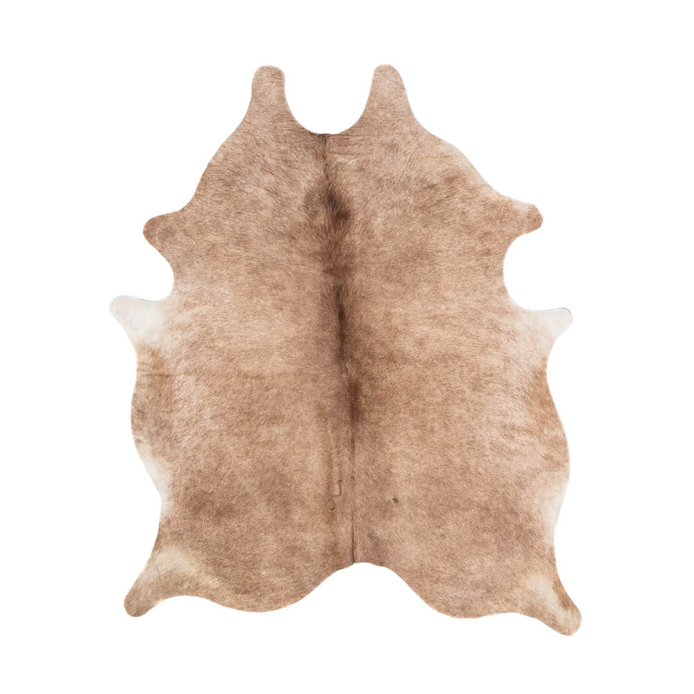 Exotic Beige Cowhide Rug – 4.7' x 5.2´