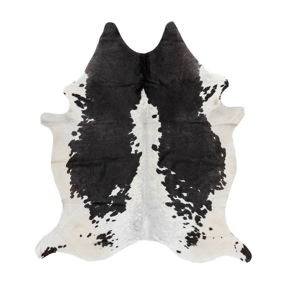 Black & White Cowhide Rug – 6' x 6.5'