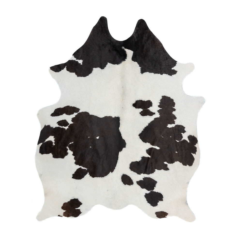 Black & White Cowhide Rug – 6' x 7.2'