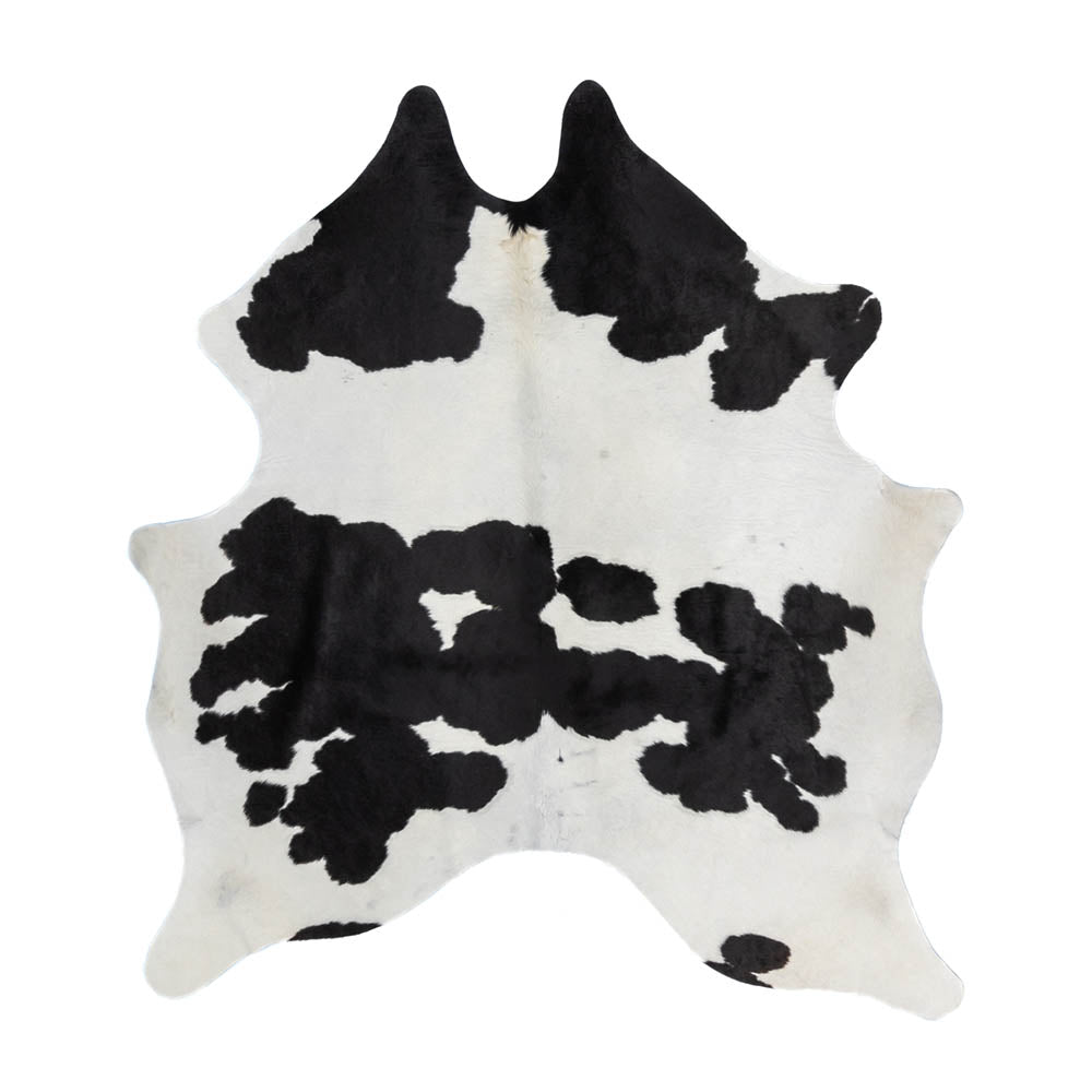 Black & White Cowhide Rug – 6.2' x 6.8'