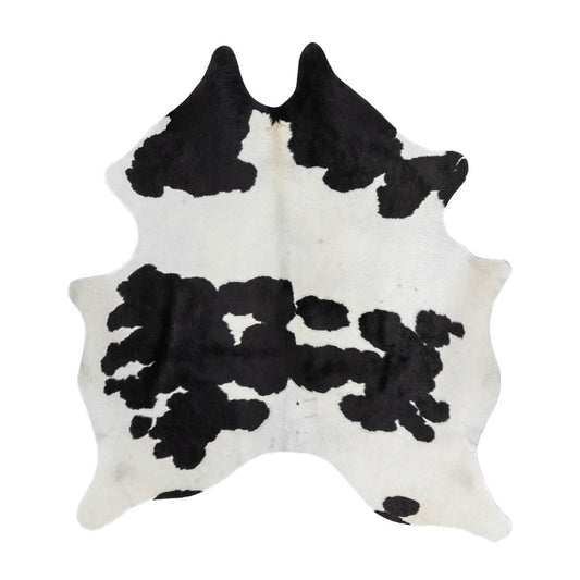 Black & White Cowhide Rug – 6.2' x 6.8'