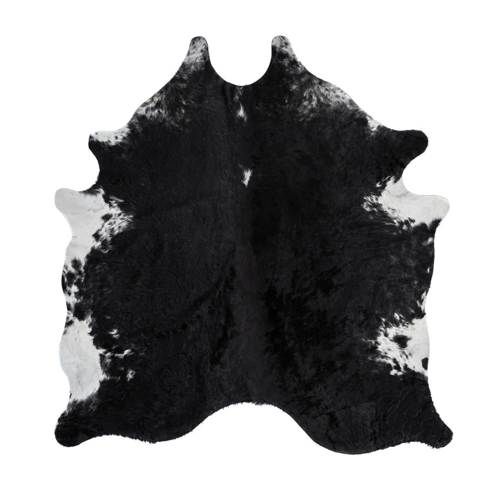 Black & White Cowhide Rug – 6.2' x 6.5'