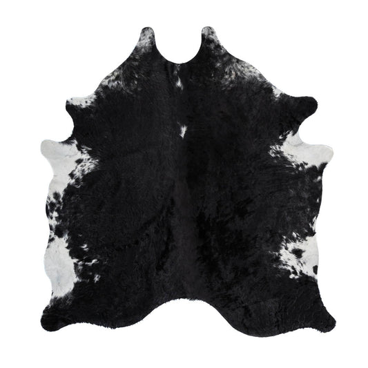 Black & White Cowhide Rug – 6.2' x 6.5'