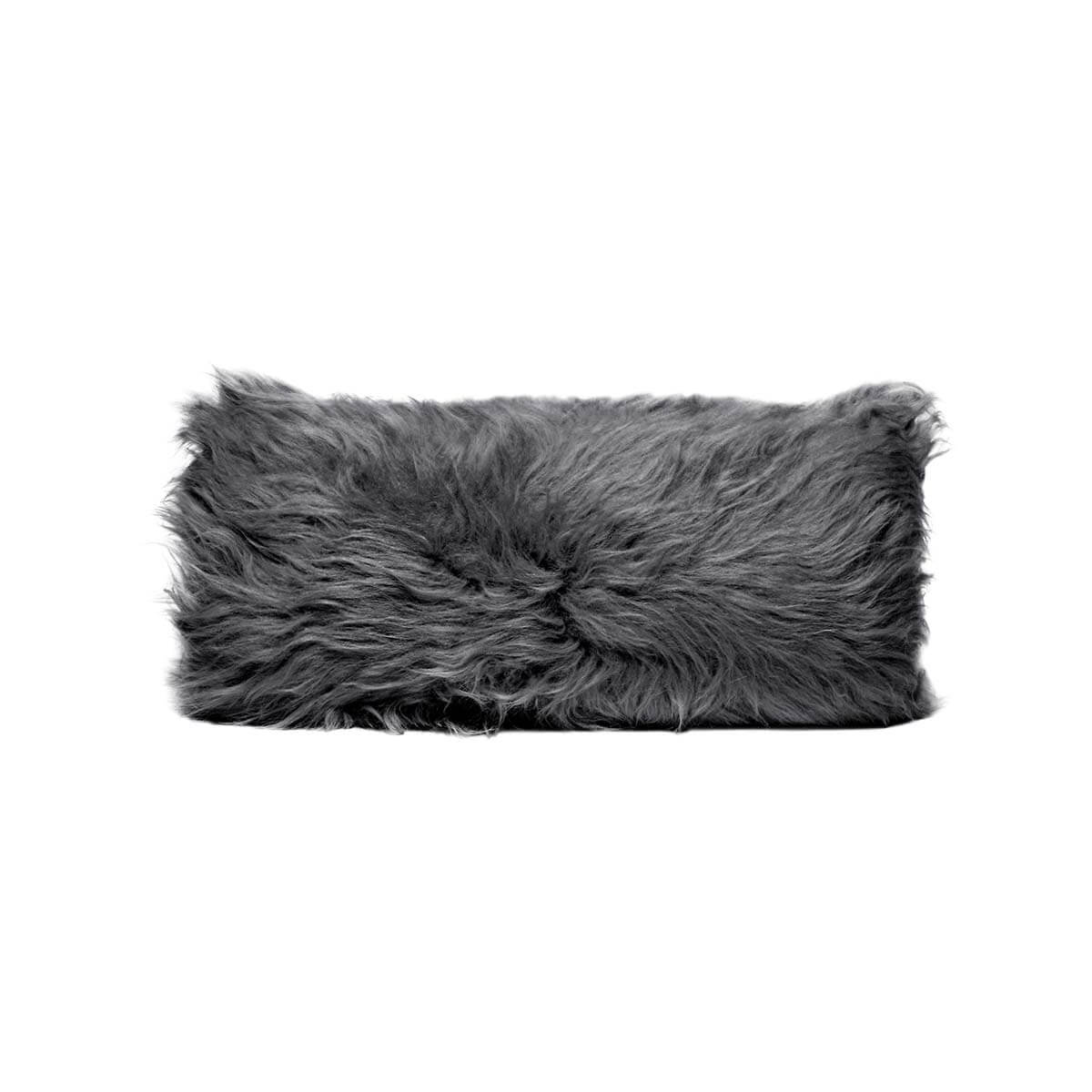 Long Hair Sheepskin Pillow Cover 12″ x 24″