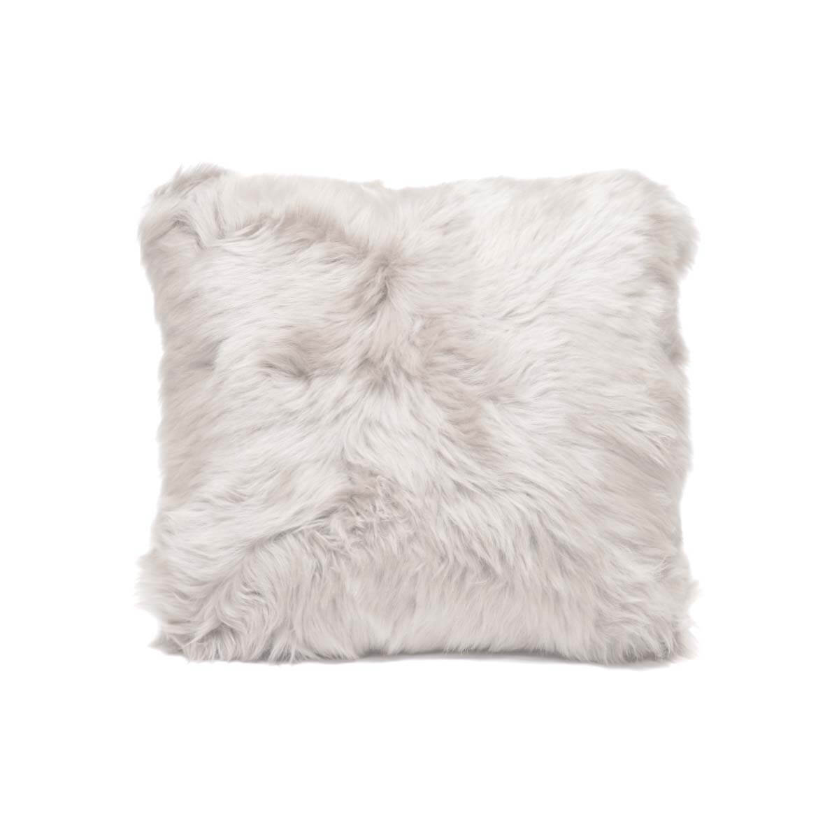 Long Hair Sheepskin Pillow Cover 16”x16”