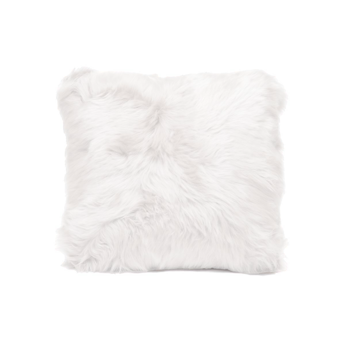 Long Hair Sheepskin Pillow Cover 16”x16”