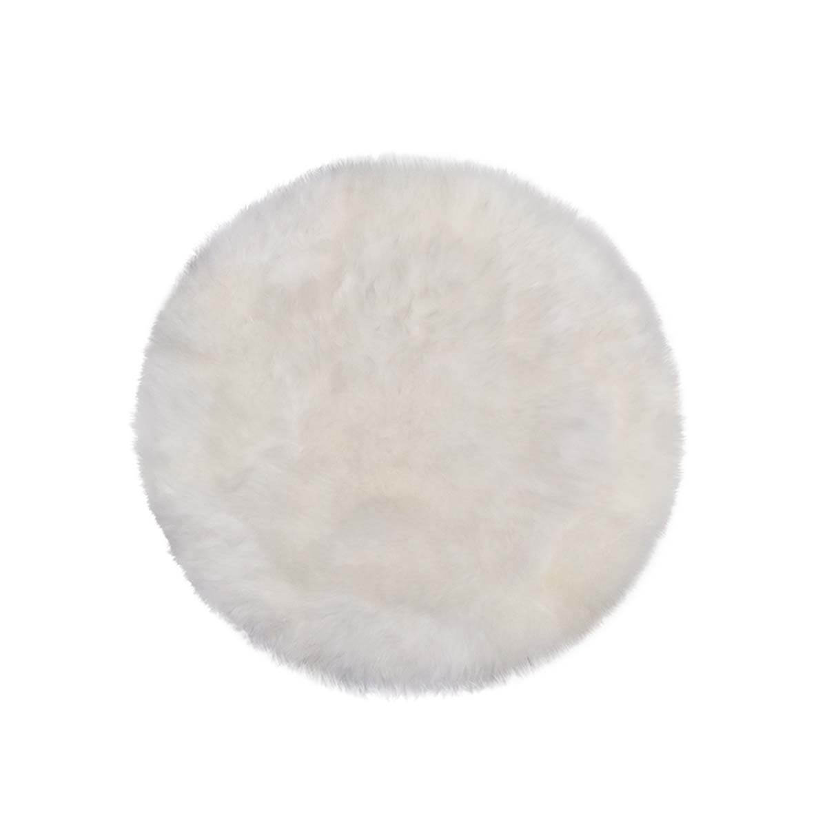 Long Hair Sheepskin Chair Pad 15″Ø