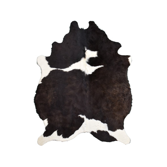 Black & White Cowhide Rug – 4' 1" x 5' 1"