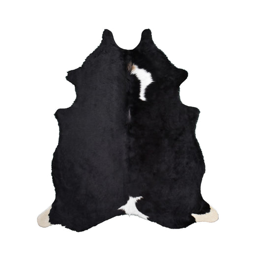 Black & White Cowhide Rug – 5' 1" x 6' 4"